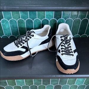 Sam Edelman Black and White Athletic Shoes